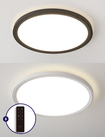LED 슈베 엣지 리모컨 방등 50W삼성LED/플리커프리,색온도,밝기조절 및 취침예약 리모컨밝기조절 led방조명 엘이디전등