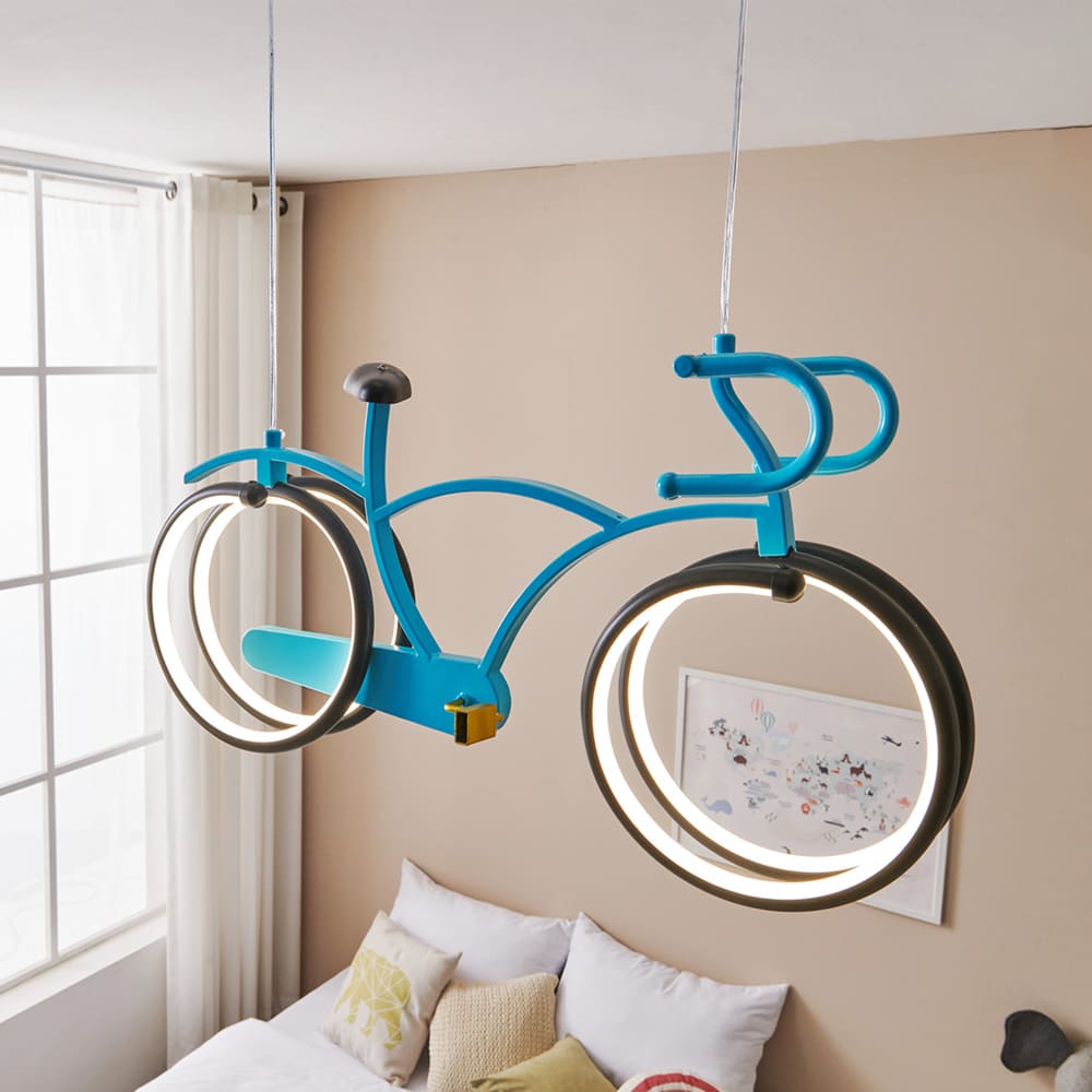 LED 꼬마 자전거 키즈조명 40W상상력을 키워주는 디자인 아이방조명 인테리어방등 led방등