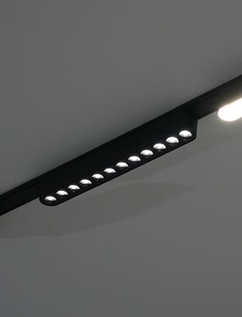 LED 사이클롭스 마그네틱 램픽 레일조명화이트,블랙 컬러 마그넷 자석조명 레일등 