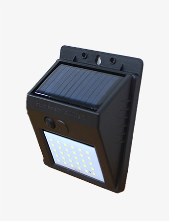 LED 태양광 30구 벽부등간편설치, 자동 충전/점등/소등, 생활방수