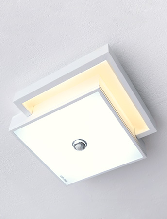 LED 에비뉴 현관조명(일반/센서등)하얀불+노란불, 두 가지 빛 직부 계단 베란다 