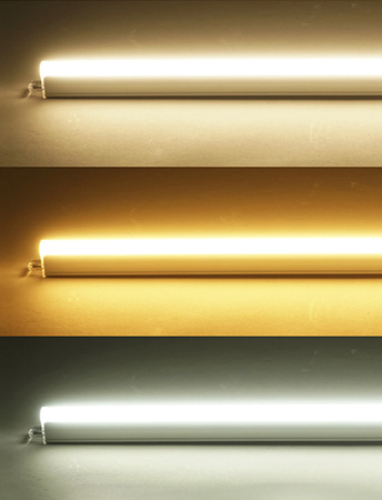 LED T5 고정형 간접 등기구(색변환) 조명 하나로 세가지 빛을! 욕실현관간접등 커튼박스조명 일자등