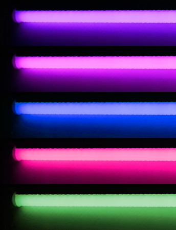 LED T5 고정형 간접 등기구(보라/핑크) 욕실현관간접등 커튼박스조명 일자등
