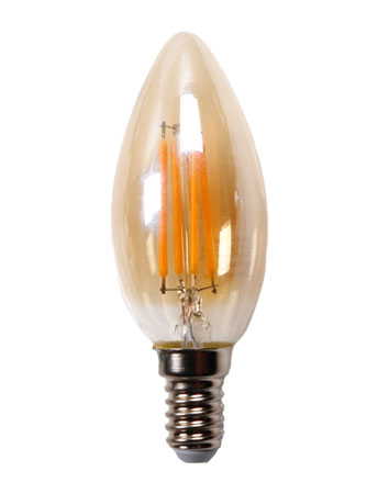 LED 에디슨 촛대구 전구 4W(E14)